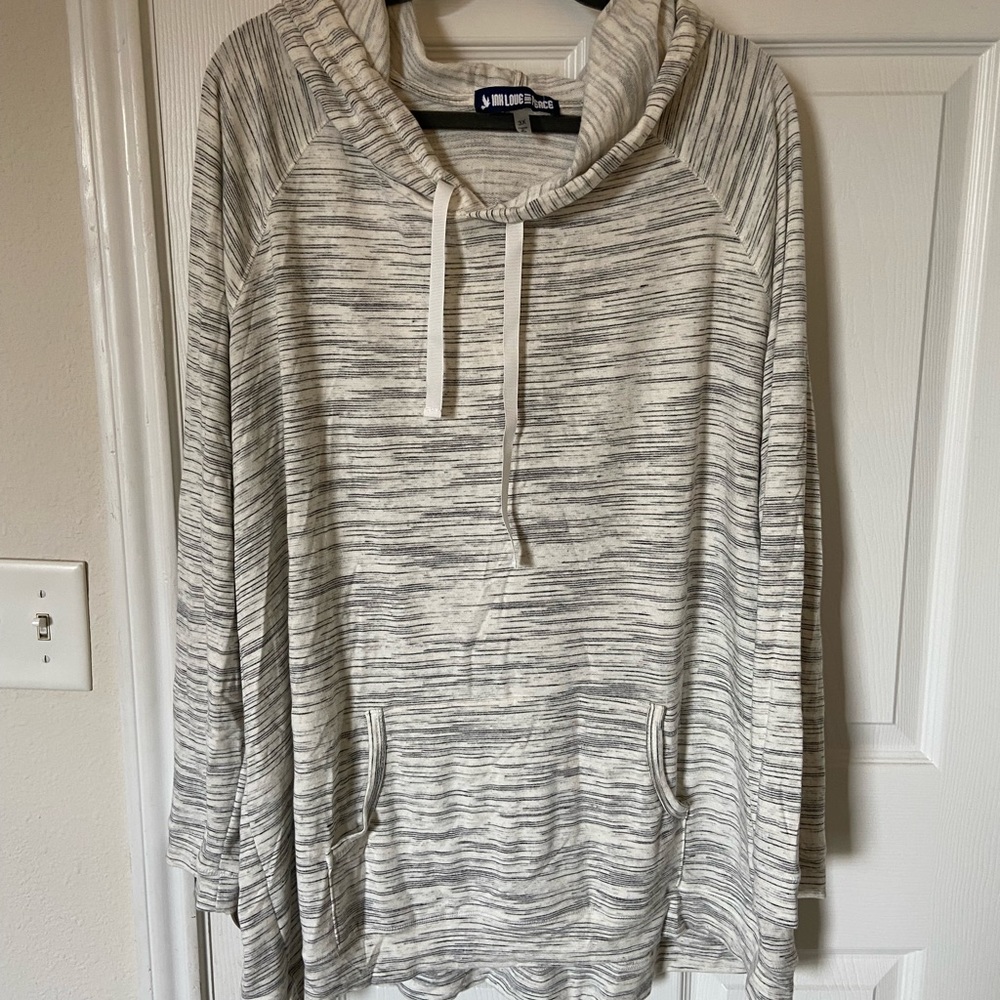 Ink Love and Peace tunic sweatshirt